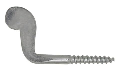 Vorreiber mit Holzgewinde verzinkt blau Wiener Vorreiber Fenstervorreiber Fensterriegel Stahl, Metall, Wandhaken Fensterriegel | Raffhalter | Fensterladenhalter | (Gr.4/L20mm/H16mm) von HWS Heimwerkershop