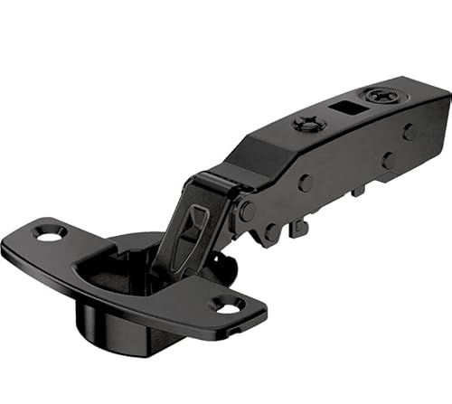 Sensys Scharnier 8645i in obsidianschwarz Hettich zum Schrauben ohne Grundplatte von HWS