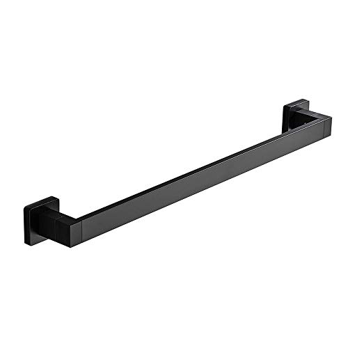 Handtuchhalter aus Edelstahl SUS304, schwarzer Handtuchhalter, Wand-Handtuchhalter, Handtuchstange für Badezimmer, Mattschwarz (80CM) von MANGGUO