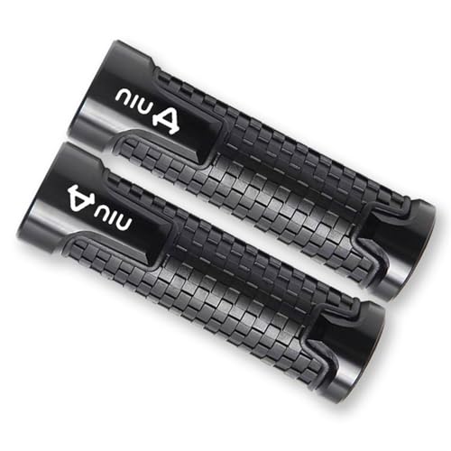 HWTGHG Handvat Bar Cap Für NIU M1 M+ N1S NGT N1 U1 U+ US U+a U+b UQI Zubehör Motorrad Rutschfester Lenkergriff Gasgriff CNC Lenkergriffe(Noir) von HWTGHG