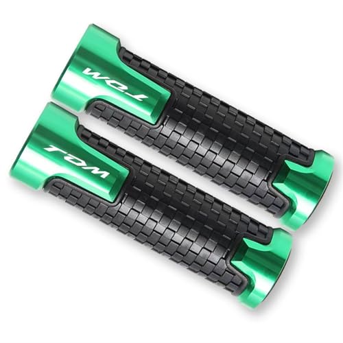 HWTGHG Handvat Bar Cap Für Y┐amaha TDM 850 900 TDM850 TDM alle Baujahre Zubehör Motorrad rutschfeste Lenkergriffe Gasgriff CNC Lenkergriffe(Green) von HWTGHG