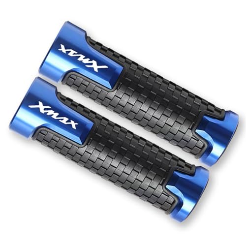 HWTGHG Handvat Bar Cap Für Y┐amaha X┐MAX 125 250 300 400 Alle Jahre 7/8 "Motorradzubehör Lenkergriff Lenker Motorradgriffe(Blue) von HWTGHG