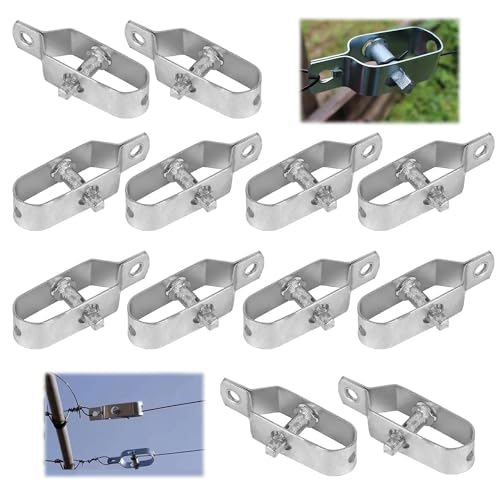 12 Stück Zaunspanner/Drahtspanner Verzinkt,90mm Fence Wire Tensioners, für Knotengeflechtzaun, Garten Spanndraht, Weidezaun 12 Stück Zaunspanner/Drahtspanner Verzinkt,90mm Fence Wire Tensioners, für Knotengeflechtzaun, Garten Spanndraht, Weidezaun von HWTONG