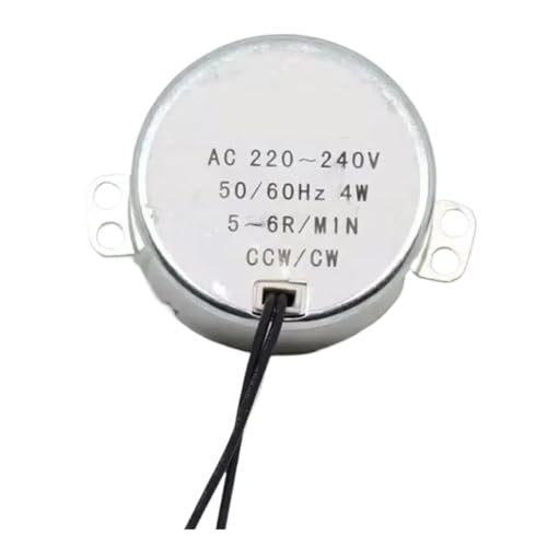 5-6 U/min Stabiler Synchronmotor Pro TYC-50 AC 220V 12V 50/60Hz Drehmoment 4KGF.CM 4W CW/CCW Mikrowellen-Drehteller for elektrischen Ventilator(AC 220-240V) von HWVSRKCO