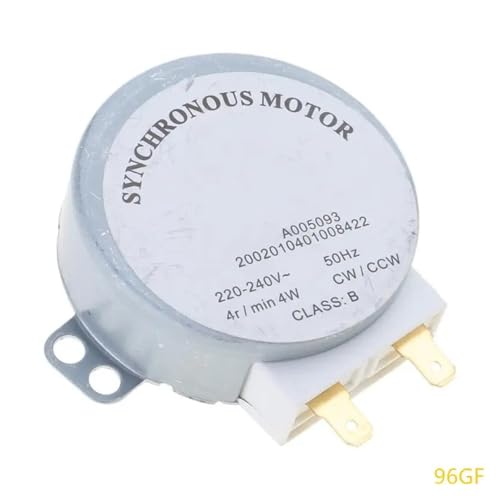96GF AC 220 V-240 V 4 RPM 4 W Synchron Motor for TYJ50-8A7 Mikrowelle Ofen Tablett von HWVSRKCO