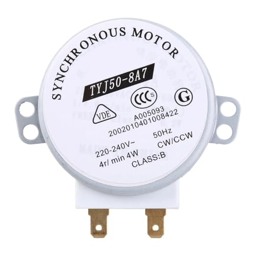 AC 220-240 V 4 W 4 U/min 48 mm Synchronmotor for Luftgebläse 50/60 Hz TYJ50-8A7 Tablett O29 20 von HWVSRKCO
