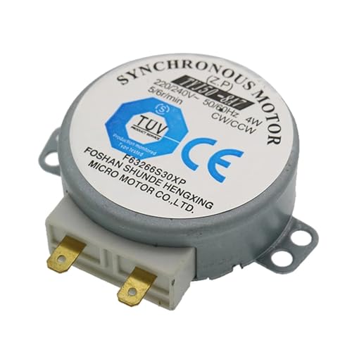 AC 220-240 V 4 W 6 U/min 48 mm Durchmesser Mikro-Synchronmotor for Warmluftgebläse 50/60 Hz CW/CCW TYJ50-8A7 Mikrowellen-Backofen-Tablettmotor von HWVSRKCO