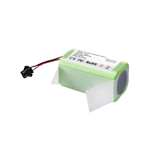 HWVSRKCO 14,4 V 4000 mAh Akku, Kompatibel mit Eufy RoboVac 15C 15T 25C 30 30C 35C MAX G10 G15 G20 G30, Hybrid Edge Roboter-Staubsauger-Zubehör(5200mAh) von HWVSRKCO