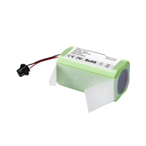 HWVSRKCO 14,4 V 4000 mAh Akku, kompatibel mit Eufy RoboVac 15C 15T 25C 30 30C 35C MAX G10 G15 G20 G30, Hybrid Edge Roboter-Staubsauger-Zubehör(5200mAh) von HWVSRKCO