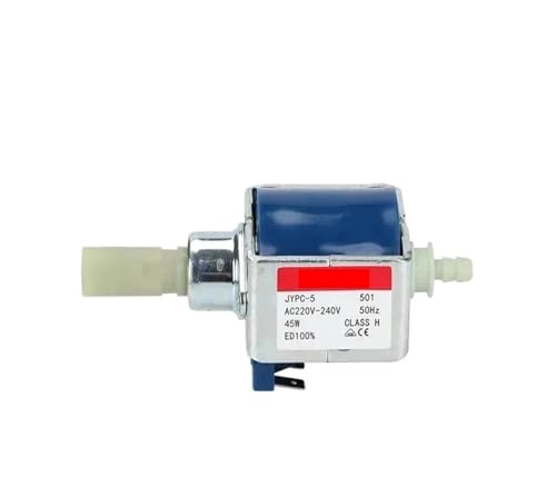 HWVSRKCO Elektromagnetische Wasserpumpe Hochdruck-Kaffeemaschinenreiniger Heißeisen Selbstansaugende Pumpe, Kompatibel mit Jiayin, JYPC-5 AC 220 V - 240 V 9 bar 45 W(JYPC-5) von HWVSRKCO