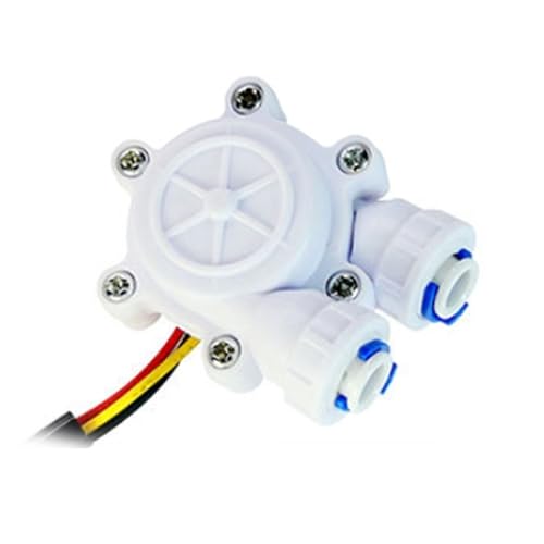 Sensorsteuerungsmesser Durchflussmesser Zähler 0,2-8L/min Wasserdurchflusssensor Schalter Trinkbrunnen Kaffeemaschine Durchfluss(A) von HWVSRKCO