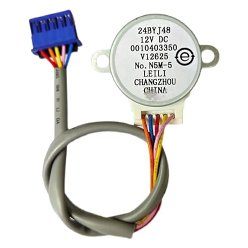 HWEIH A/C Conditioner Teile Schwenkmotor Schrittmotor for 24BYJ48 Klimaanlage Schrittmotor 12V DC von HWWW