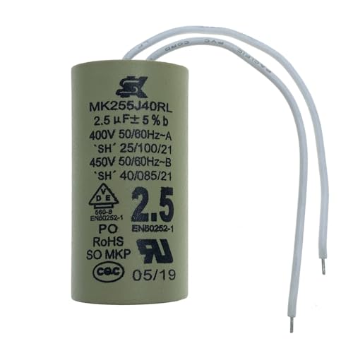 HWEIH Gaskessel Teil Wasserzirkulationspumpe Kondensator MK205J40RL MK255J40RL 2,0 uF 2,5 uF(MK255J40RL 2.5uF) von HWWW