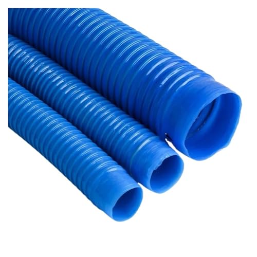 HWWW 1 Meter blau transparent PVC Staubabsaugrohr Vakuum Rauchabzugsschlauch Luftrohr mit Innendurchmesserbereich von 32-100 mm(2 Meter,Inner Diameter 70mm) von HWWW