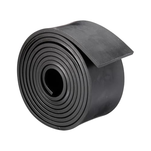 HWWW 1M Neopren-Plattenrollen, Vollgummistreifen for DIY-Dichtungspolster, reduziert Vibrationsmatte, stoßdämpfende Puffergummiauflage(1000mmx55mmx5mm) von HWWW