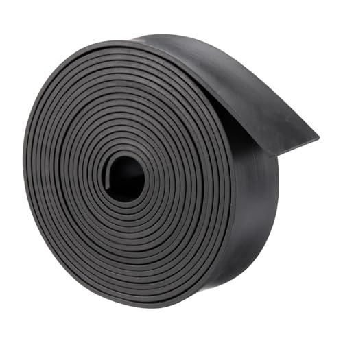 HWWW 4M Vollgummistreifen Neopren-Plattenrollen 10-60mm Antikollisions-Verschleißfeste DIY-Dichtungspolsterung Reduzieren Sie Vibrationsmatte(4000mmx15mmx3mm) von HWWW