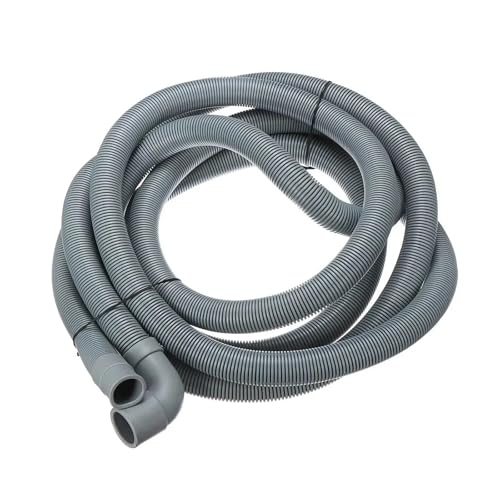HWWW 4M Waschmaschine Geschirrspüler Ablaufschlauch Outlet Wasserrohr flexible Verlängerung 22mm mit Halterung von HWWW