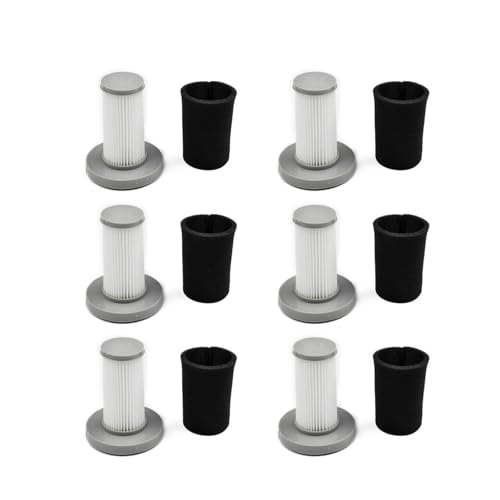 HWWW Filter Ersatz Filter Element Filter Bildschirm Abdeckung Baumwolle for DX700 DX700S DX810 Staubsauger Teile(6 PACK) von HWWW
