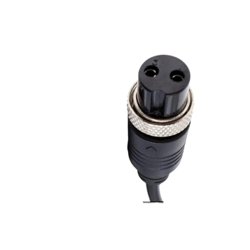 HWWW GX16 2-poliger Kern Stecker auf Buchse Stecker Buchse Verlängerungskabel Luftfahrtstecker(GX16 single female,0.5METER_2P) von HWWW