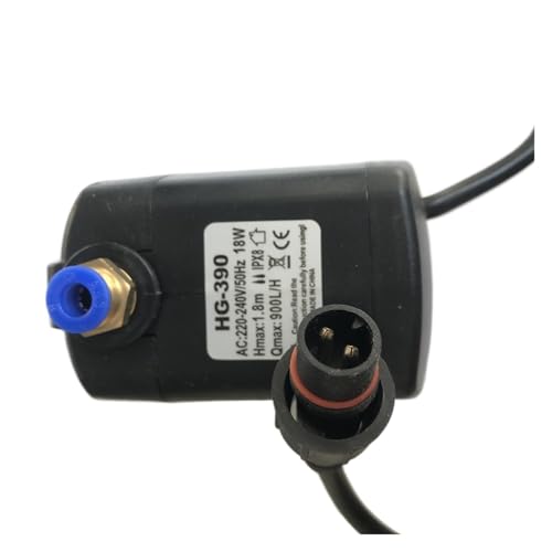HWWW Industrielle Sprühlüfter-Wasserpumpe HG-390 BK-1800 Zerstäubungskühlung Niedrigpositionsschutz-Tauchpumpe(4) von HWWW