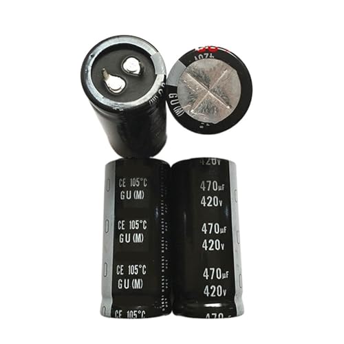 （1pcs）420V470UF 25X55 aluminum electrolytic capacitor 470UF 420V 25 * 55 450V/400V. von HWXMUGLXL