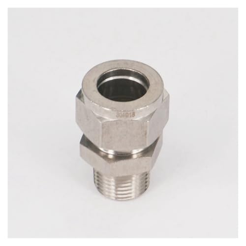 1/2" BSPT Male Thread 304 Stainless Steel Fit 18mm OD Tube Coupler Connector Compression fitting For Tubing 1/2" BSPT Male Thread 304 Stainless Steel Fit 18mm OD Tube Coupler Connector Compression fitting For Tubing von HWXMUGLXL