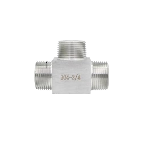 1/8" NPT Male-Male-Male Tee 3 Ways 304 Stainless Steel Pipe Fitting Connector Splitter Block 1/8" NPT Male-Male-Male Tee 3 Ways 304 Stainless Steel Pipe Fitting Connector Splitter Block von HWXMUGLXL