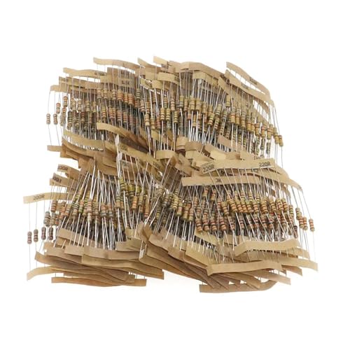 1000pcs/lot 100Values x 10Pcs 5% 1/2W 1ohm -10Mohm Carbon Film Resistor Assortment Kit Electronic Component von HWXMUGLXL