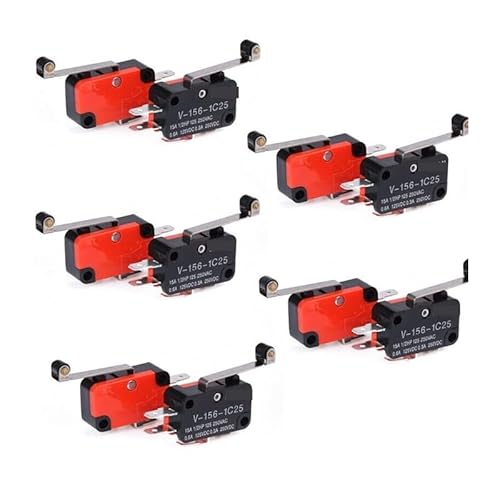 10PCS Microswitch Long Lever AC 250V 15A V-156-1C25 SPDT Roller MicroSwitch 10PCS Microswitch Long Lever AC 250V 15A V-156-1C25 SPDT Roller MicroSwitch von HWXMUGLXL