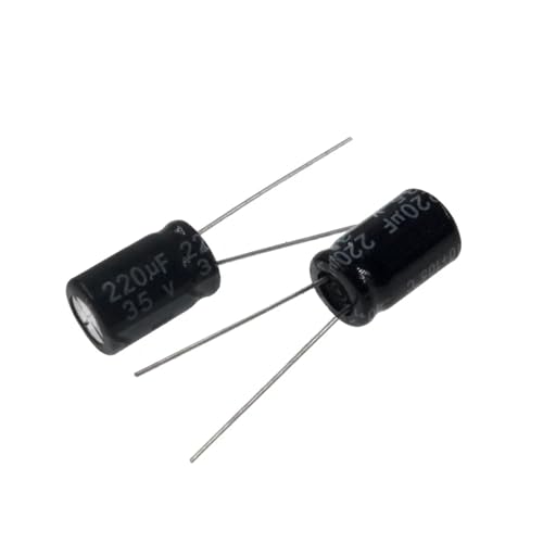 10pcs 220uF 35V 220MFD 35WV 8 * 12mm Aluminum Electrolytic Capacitor Radial von HWXMUGLXL