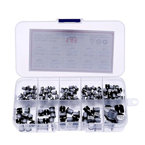 145Pcs 10 Values SMD 0.47 to 470uF Electrolytic Capacitor Assortment Kit 145Pcs 10 Values SMD 0.47 to 470uF Electrolytic Capacitor Assortment Kit von HWXMUGLXL