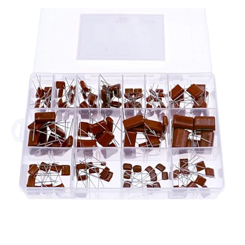 150pcs CBB Polypropylene Film capacitor 10nf-68nf 400v 630v CBB Capacitors Assortment Kit 10nF 22nF 47nF 100nF 220nF 470nF 560nF 150pcs CBB Polypropylene Film capacitor 10nf-68nf 400v 630v CBB Capacitors Assortment Kit 10nF 22nF 47nF 100nF 220nF 470nF 560nF von HWXMUGLXL