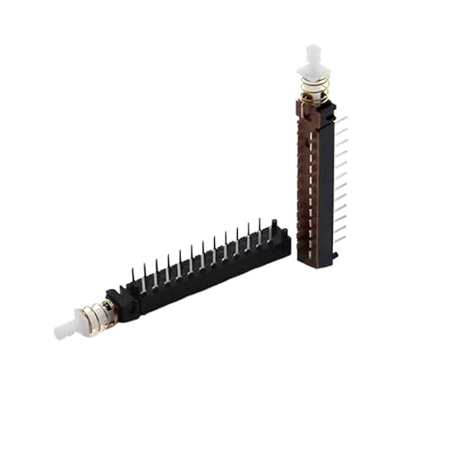 1PC PS-82H03-F12 source self-reset key with spring double bank TV set-top box straight switch von HWXMUGLXL
