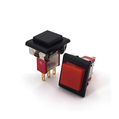 1PC T80-P Red button switch self-reset 3-pin gold-plated P8701-F22A von HWXMUGLXL