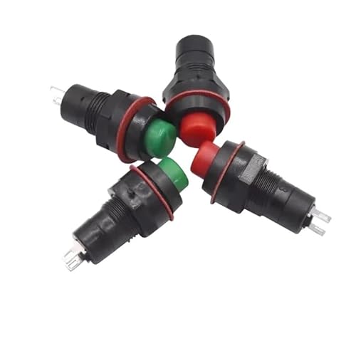 1pc DS-211 blue Round button switch with lock self-locking small key hole 10MM von HWXMUGLXL