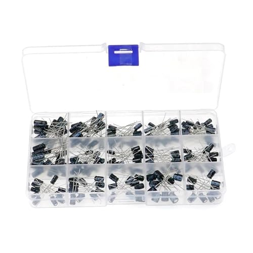 200pcs 15value 0.1-220uF Aluminium Electrolytic Capacitors Assortment Storage Box Kit 10V 16V 25V 50V 200pcs 15value 0.1-220uF Aluminium Electrolytic Capacitors Assortment Storage Box Kit 10V 16V 25V 50V von HWXMUGLXL