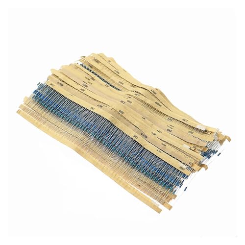 2500Pcs 1% 1/4W 0.25W Metal Film Resistor 50 Values Assortment Kit set 1Ω~10MΩ Range sample package 2500Pcs 1% 1/4W 0.25W Metal Film Resistor 50 Values Assortment Kit set 1Ω~10MΩ Range sample package von HWXMUGLXL