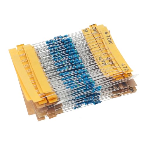 500pcs/lot 50 values 1/4W 0.25W 1% Metal Film Resistor Assortment Kit Set 1ohm-10M ohm resistance pack von HWXMUGLXL