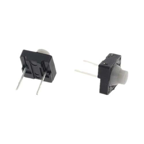 50pcs/lot 8 * 8 * 5.5MM 2PIN G77 Conductive Silicone Soundless Tactile Tact Push Button MicroSwitch Self-reset von HWXMUGLXL