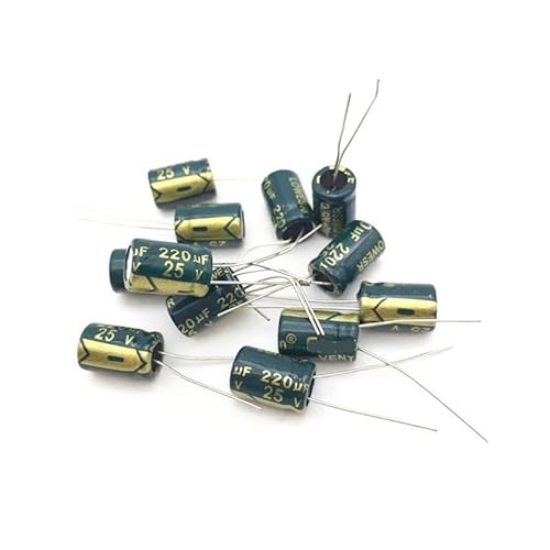 50pcs 220 uF 25 V high frequency radial electrolytic capacitors, 8 * 12 mm von HWXMUGLXL