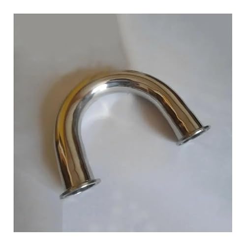 76mm Pipe OD 3" Tri Clamp U Shaped 180 Degree Bend SUS 304 Stainless Fitting Spliter Homebrew von HWXMUGLXL