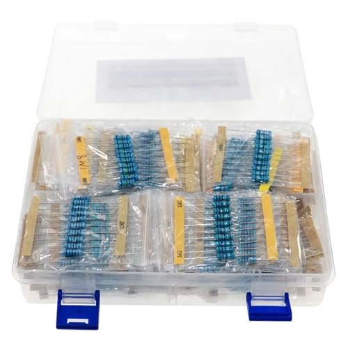 860Pcs 86Values x 10Pcs 1% 1W Metal Film Resistor Assorted Kit set 0.1 ohm~ 10M ohm Capacitor Range box 860Pcs 86Values x 10Pcs 1% 1W Metal Film Resistor Assorted Kit set 0.1 ohm~ 10M ohm Capacitor Range box von HWXMUGLXL