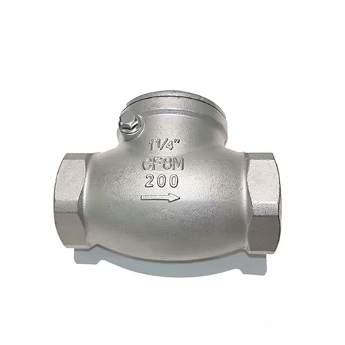 DN100 4" BSPT 304 Stainless Steel One Way No-return Check Swing Horizontal Valve Hard Seal von HWXMUGLXL