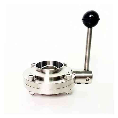 Fit 102mm 4" Pipe OD Butt Welding Flow Control Valve SUS 304 Stainless Beer Brewing Home von HWXMUGLXL