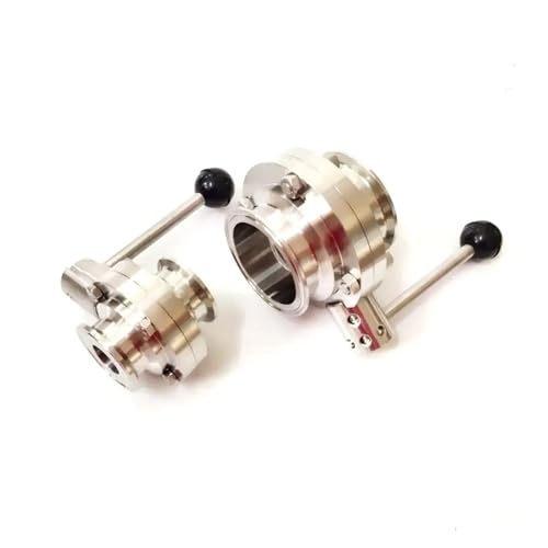 Fit 76mm Pipe OD x 3" Tri Clamp Flow Control Valve SUS 316L Stainless Beer Brewing Home Fit 76mm Pipe OD x 3" Tri Clamp Flow Control Valve SUS 316L Stainless Beer Brewing Home von HWXMUGLXL