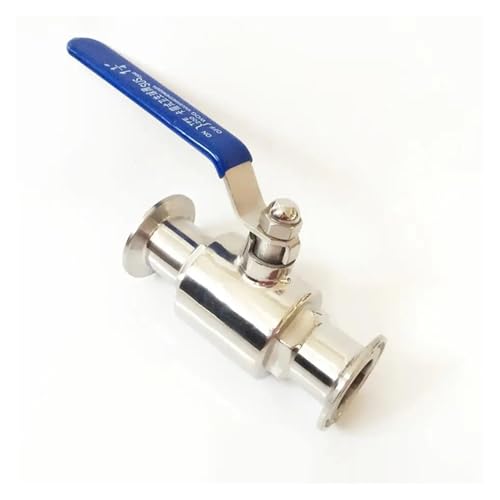 Fit 89mm Pipe OD x 3.5" Tri Clamp Ball Shut Off Valve SUS 316L Stainless Beer Brewing Home von HWXMUGLXL