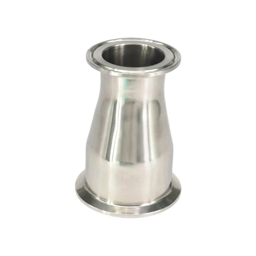 Fit Tube O.D Reduce 51mm-32mm Tri Clamp 2"-1.5" 304 Stainless Steel Ferrule Concentric Pipe Fitting Reducer von HWXMUGLXL