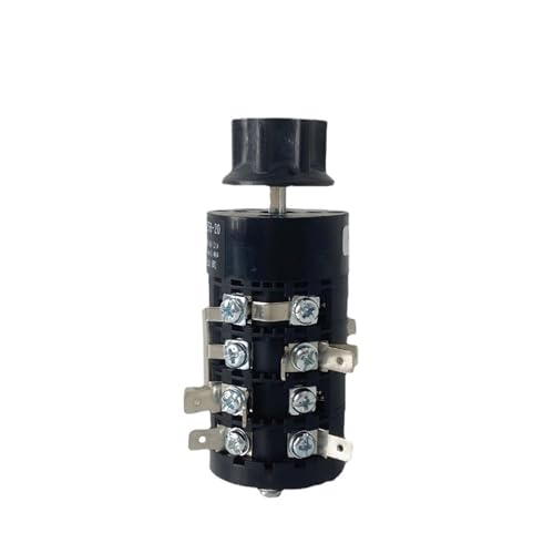 HZ5B-20/4-3-1 Six Position Changeover Rotary Cam Switch 4 Levels 20A 16 Terminals Star Handle von HWXMUGLXL