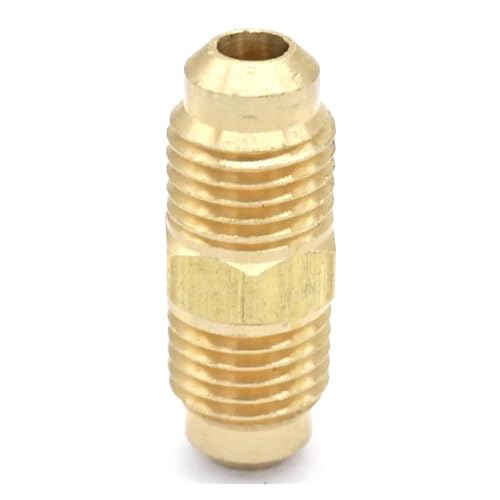 SAE Male 7/16"-20 UNF Fit Tube OD 1/4" Straight Brass SAE 45 Degree Pipe Fitting Connectors 1000PSI SAE Male 7/16"-20 UNF Fit Tube OD 1/4" Straight Brass SAE 45 Degree Pipe Fitting Connectors 1000PSI von HWXMUGLXL