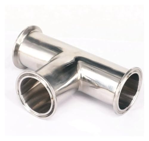 Tube O/D 57mm Tri Clamp 2.5" Ferrule O/D 77.5mm Tee 304 Stainless Steel Connector Pipe Fitting Tube O/D 57mm Tri Clamp 2.5" Ferrule O/D 77.5mm Tee 304 Stainless Steel Connector Pipe Fitting von HWXMUGLXL